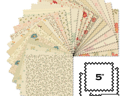 Andover / Laundry Line – Charm Pack (5" x 5")