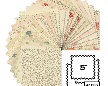 Andover / Laundry Line – Charm Pack (5" x 5")