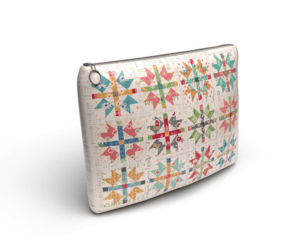 Riley Blake/Lori Holt Home Town Holiday Vinyl Project Bag
