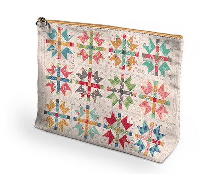 Riley Blake/Lori Holt Home Town Holiday Vinyl Project Bag